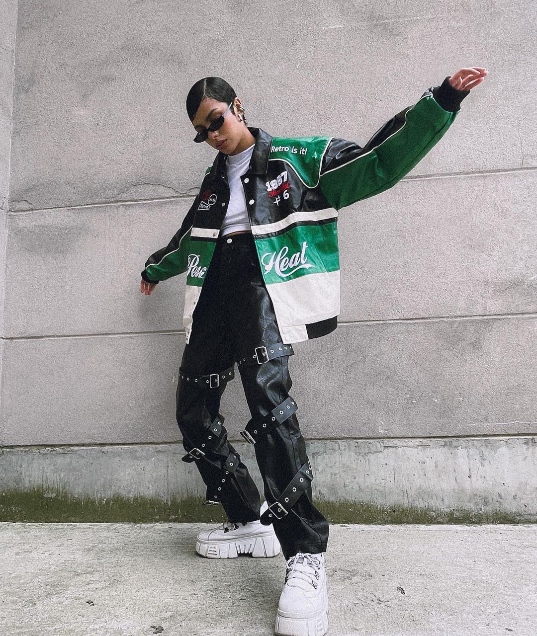 The Vimiaparty Patchwork Contrast Vintage Jacket